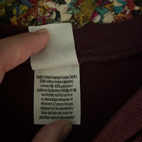 Super Cute Pink Sweatshirt size Medium - Picture 4 of 6